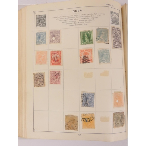 352 - Album of World and Commonwealth postage stamps to include Victorian issues from Italy, Canada and ma... 