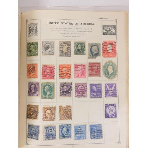 352 - Album of World and Commonwealth postage stamps to include Victorian issues from Italy, Canada and ma... 