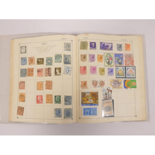 352 - Album of World and Commonwealth postage stamps to include Victorian issues from Italy, Canada and ma... 