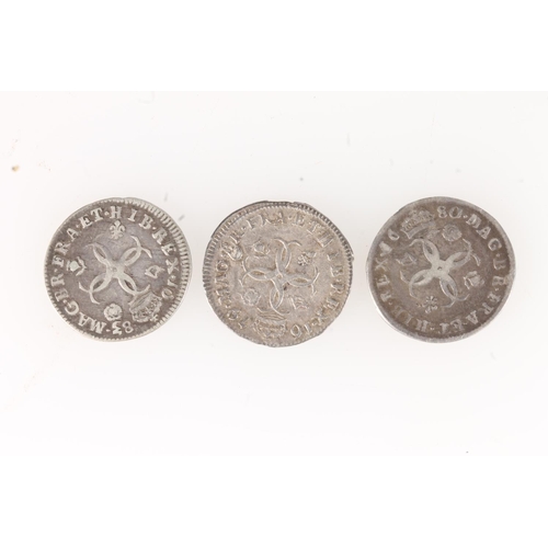 226 - UNITED KINGDOM King Charles II (1660-1685) silver four pences 1679, 1680 and 1683, S3384. (3)