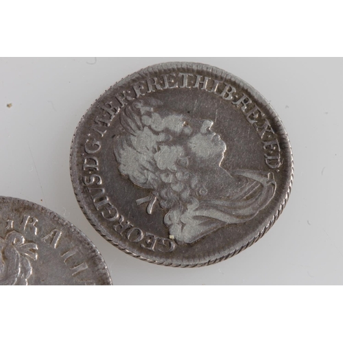 228 - UNITED KINGDOM Queen Anne (1702-1714) silver shilling 1709 S3610.  UNITED KINGDOM King George I (171... 