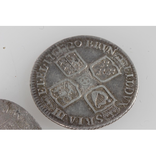 228 - UNITED KINGDOM Queen Anne (1702-1714) silver shilling 1709 S3610.  UNITED KINGDOM King George I (171... 