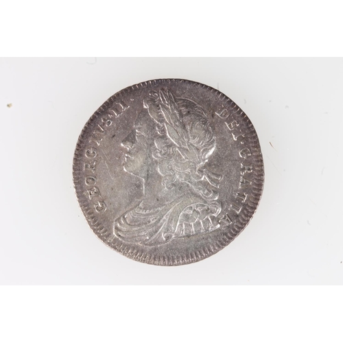 229 - UNITED KINGDOM King George II (1727-1760) silver shilling 1727 S3698.