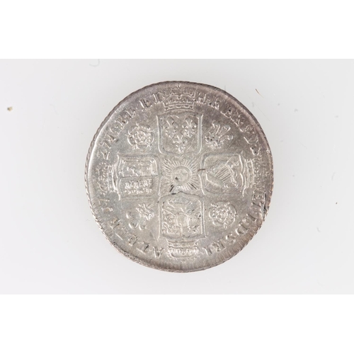 229 - UNITED KINGDOM King George II (1727-1760) silver shilling 1727 S3698.