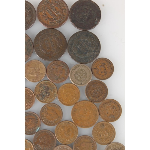 331 - UNITED STATES OF AMERICA USA Liberty cap cents 1805, 1818, 1825, 1827, 1845, 1848, 1849 and 1851, tw... 