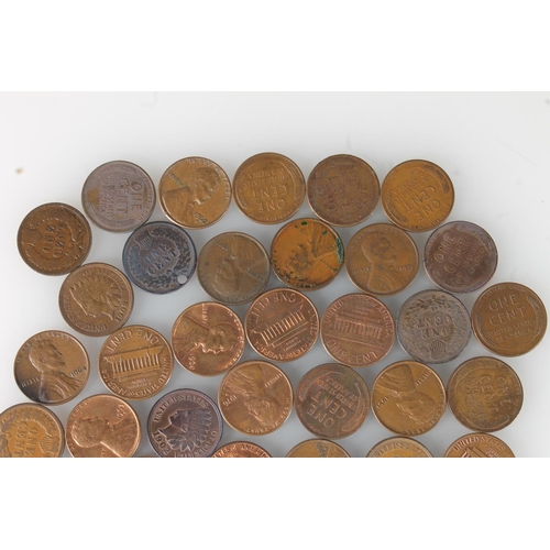 346 - UNITED STATES OF AMERICA USA Indian head and later cents 1884 onwards, some in ef plus condition. (q... 