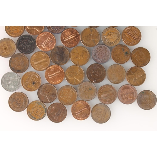 346 - UNITED STATES OF AMERICA USA Indian head and later cents 1884 onwards, some in ef plus condition. (q... 