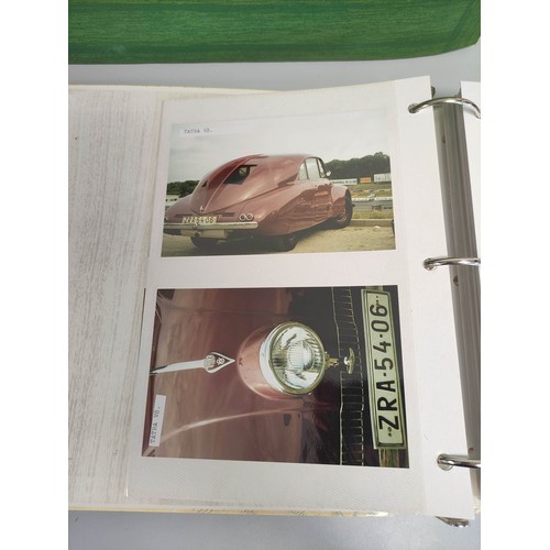 350A - Motorsport Interest. Album of original photos of Goodwood Revival 1998, sixteen books of historical ... 