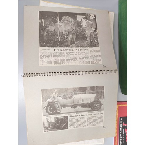 350A - Motorsport Interest. Album of original photos of Goodwood Revival 1998, sixteen books of historical ... 