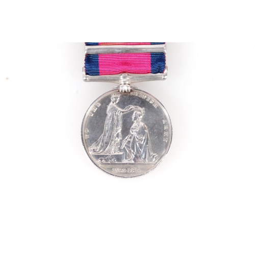 1005 - Medal of R Carr of the 25th (King's Own Borderers) Regiment of Foot comprising a Military General Se... 