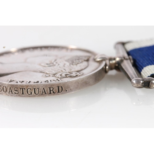 1007 - Medal of Boatman Frederick Sawyers of HM Coastguard comprising a Naval Long Service and Good Conduct... 