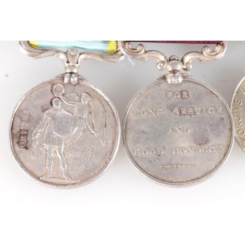 1009 - Medals of 3290 George Muir (Mure) of the 14th Regiment and 25th (King's Own Borderers) Regiment of F... 