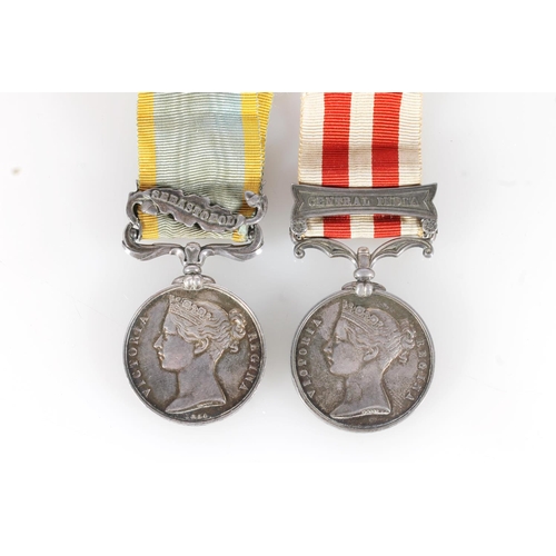 1014 - Medals of Corporal John Smith of the 71st Highland (Regiment of Foot) Light Infantry comprising Crim... 