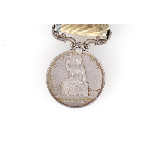 1017 - Medal of Seaman D Burns of the Royal Navy who served on HMS Majestic comprising Baltic medal 1854-18... 