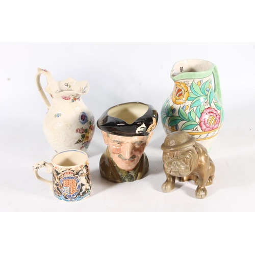 472 - Ceramics to include Royal Doulton Field Marshall Montgomery character jug, a Dame Laura Knight desig... 