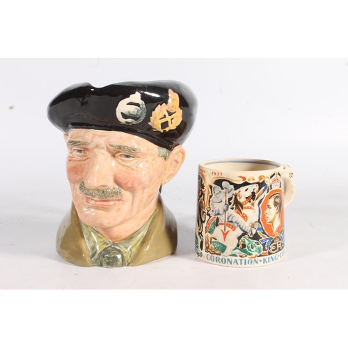 472 - Ceramics to include Royal Doulton Field Marshall Montgomery character jug, a Dame Laura Knight desig... 