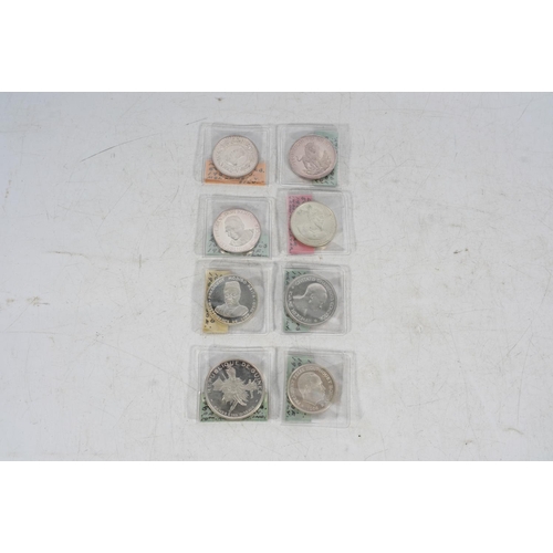 347 - Coins to include: GHANA silver proof 10 shillings 1958.REPUBLIC OF GUINEA silver proof 500 francs 19... 