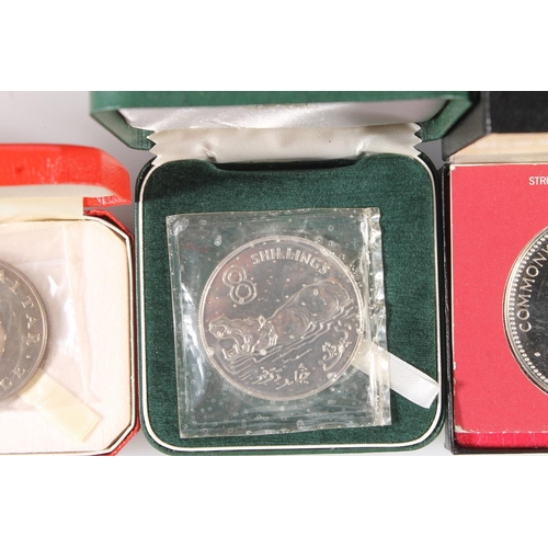 356 - British Commonwealth coins to include: BRITISH VIRGIN ISLANDS six coin set 1973. BAHAMAS ISLANDS nin... 