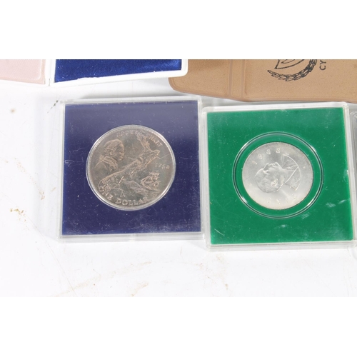 358 - Coins to include: TRINIDAD AND TOBAGO silver proof 10 dollars 1972. JAMAICA silver proof 10 dollars ... 