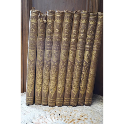 373 - ANDERSON WILLIAM. Nine vols. The Scottish Nation.