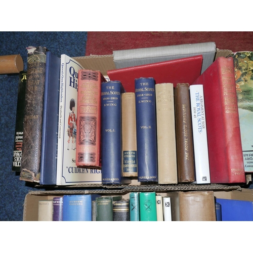 394 - Mostly military-interest books incl. The Clans, Septs and Regiments of the Scottish Highlands, two v... 