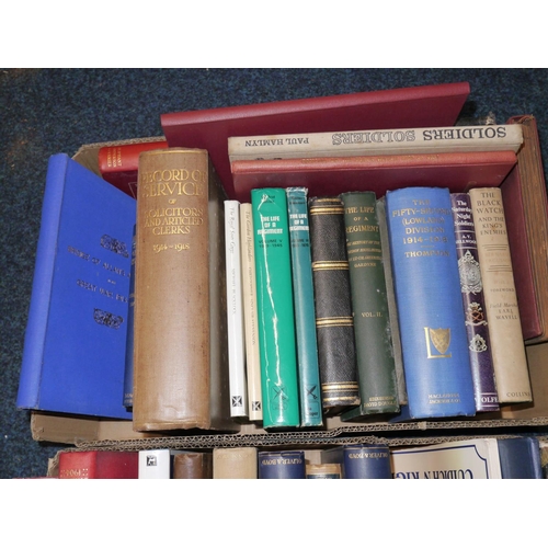 394 - Mostly military-interest books incl. The Clans, Septs and Regiments of the Scottish Highlands, two v... 