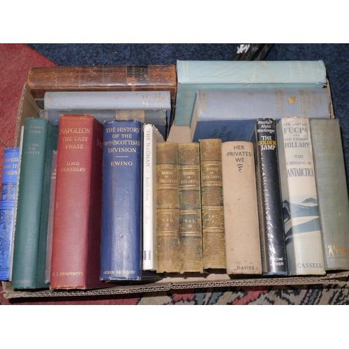 394 - Mostly military-interest books incl. The Clans, Septs and Regiments of the Scottish Highlands, two v... 