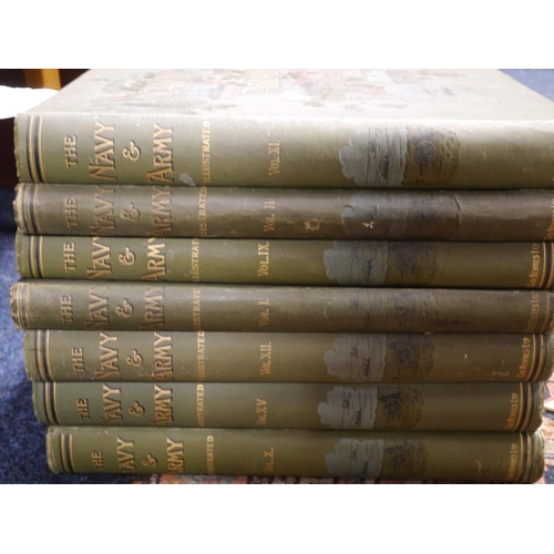 403 - ROBINSON N. CHARLES (COMMANDER) (ed.) Seven vols. Navy & Army Illustrated.