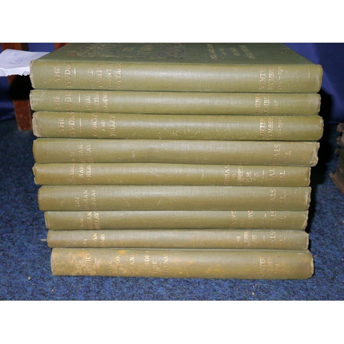 412 - Nine vols. 'The Studio' incl. Royal Scottish Academy, Old English Country Cottages, Corot and Millet... 