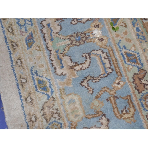 604 - Large beige ground Afghan carpet,  490cm x 373cm.