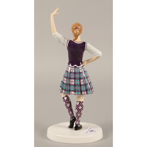 19 - Royal Doulton figurine Dances of the World Scottish Highland Fling HN5572 limited edition no. 585/25... 