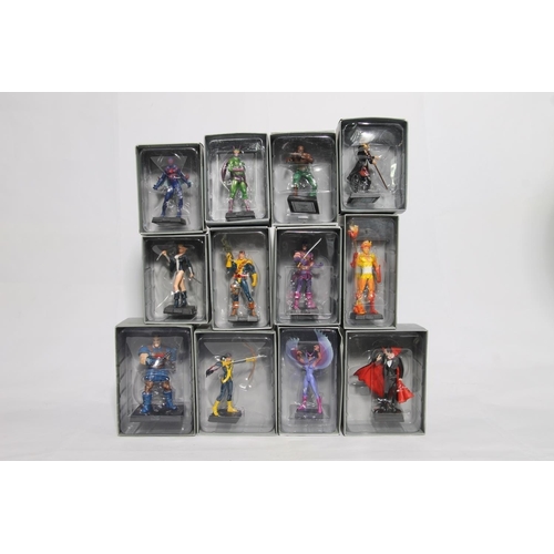 197C - Twelve Eaglemoss Marvel characters, to include Deathbird, Beetle all boxed.