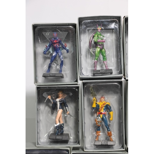 197C - Twelve Eaglemoss Marvel characters, to include Deathbird, Beetle all boxed.