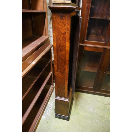 538 - Thomas Stubbs of London, a longcase grandfather clock in pollarded oak and walnut Dutch influence ma... 