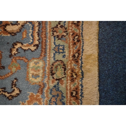 604 - Large beige ground Afghan carpet,  490cm x 373cm.