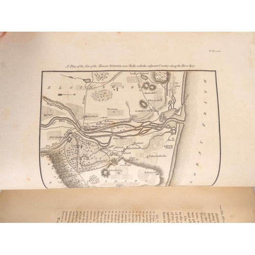 21 - CHALMERS GEORGE.  Caledonia or An Account, Historical & Topographic of North Britain. Vols. 1 to... 