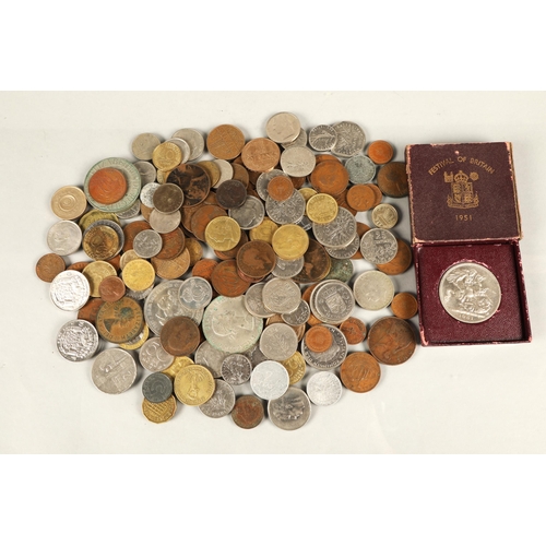 63 - Assorted world coins