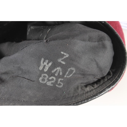 1795 - WW2 British Airborne Forces maroon beret having black cloth lining, the interior white stencilled [7... 