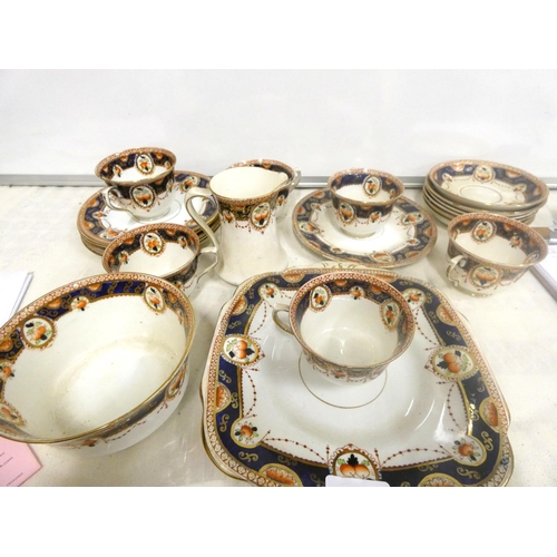 17 - Wellington H J & C porcelain tea set.