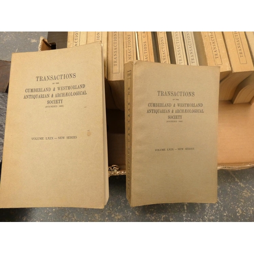 42 - Box of Cumberland and Westmorland transactions 65,66,67.