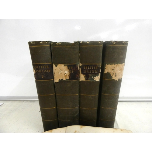 44 - The British Assayists comprising five volumes 1828.