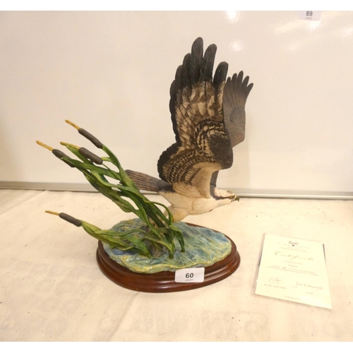 60 - Border Fine Arts 'Osprey' No58 of 500 by Ray Ayres, boxed and with certificate.