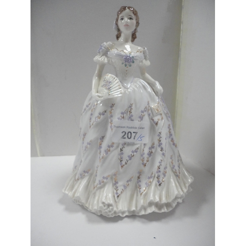 207 - Four Royal Worcester limited edition figures to include 'Sweet Rose', 'Sweet Violet', 'The Last Walt... 