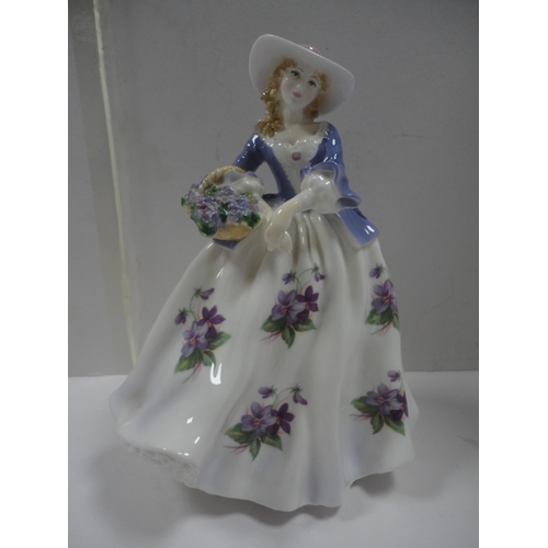 207 - Four Royal Worcester limited edition figures to include 'Sweet Rose', 'Sweet Violet', 'The Last Walt... 