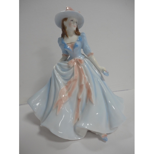 207 - Four Royal Worcester limited edition figures to include 'Sweet Rose', 'Sweet Violet', 'The Last Walt... 