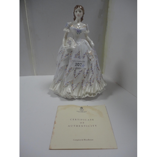 207 - Four Royal Worcester limited edition figures to include 'Sweet Rose', 'Sweet Violet', 'The Last Walt... 