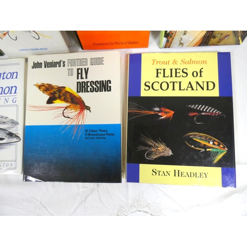 1 - Angling.  9 various vols. mainly re. flies & fly-fishing.