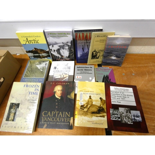 12 - Polar Exploration & Travel.  15 various books & softback publications.... 