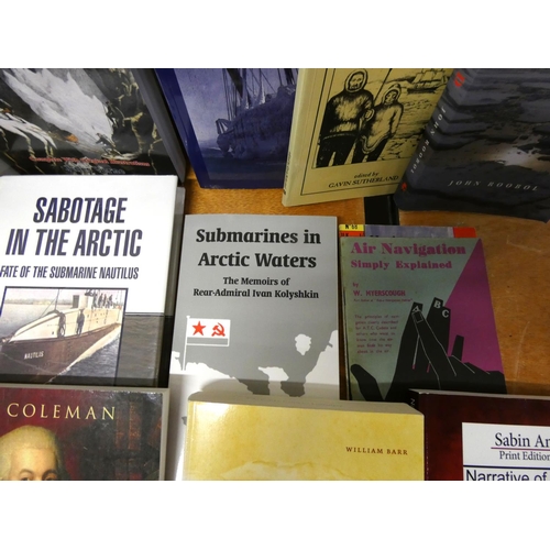 12 - Polar Exploration & Travel.  15 various books & softback publications.... 