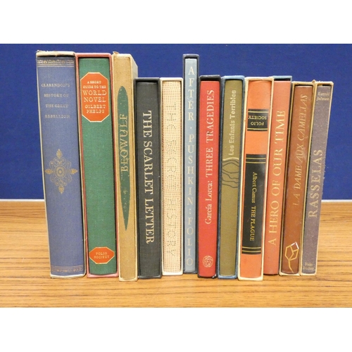 130 - FOLIO SOCIETY.  12 various vols. in slip cases.